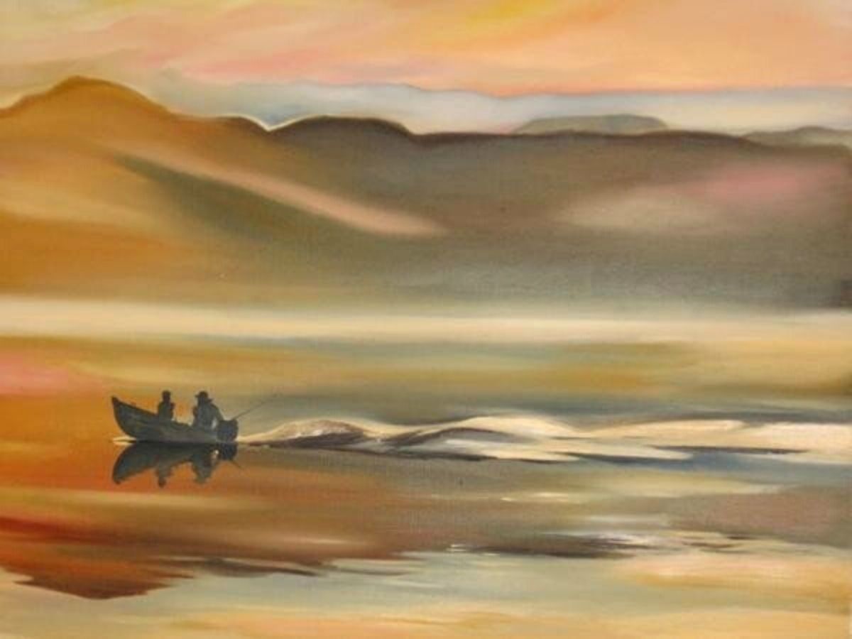 Lough Melvin 2006 Oil on Canvas Helen McNulty